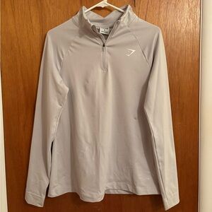 Gymshark Gray Quarter-Zip Pullover